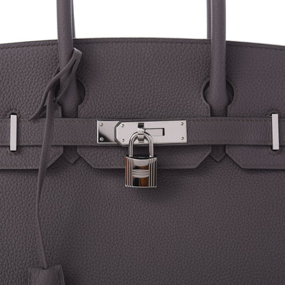 Hermes Togo Birkin 30 Etain 10 of 11