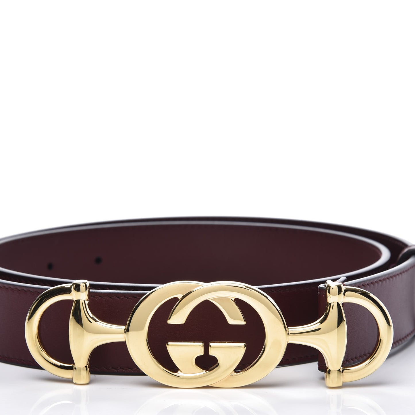 Calfskin Zumi 30mm Belt 90 36 Vintage Bordeaux