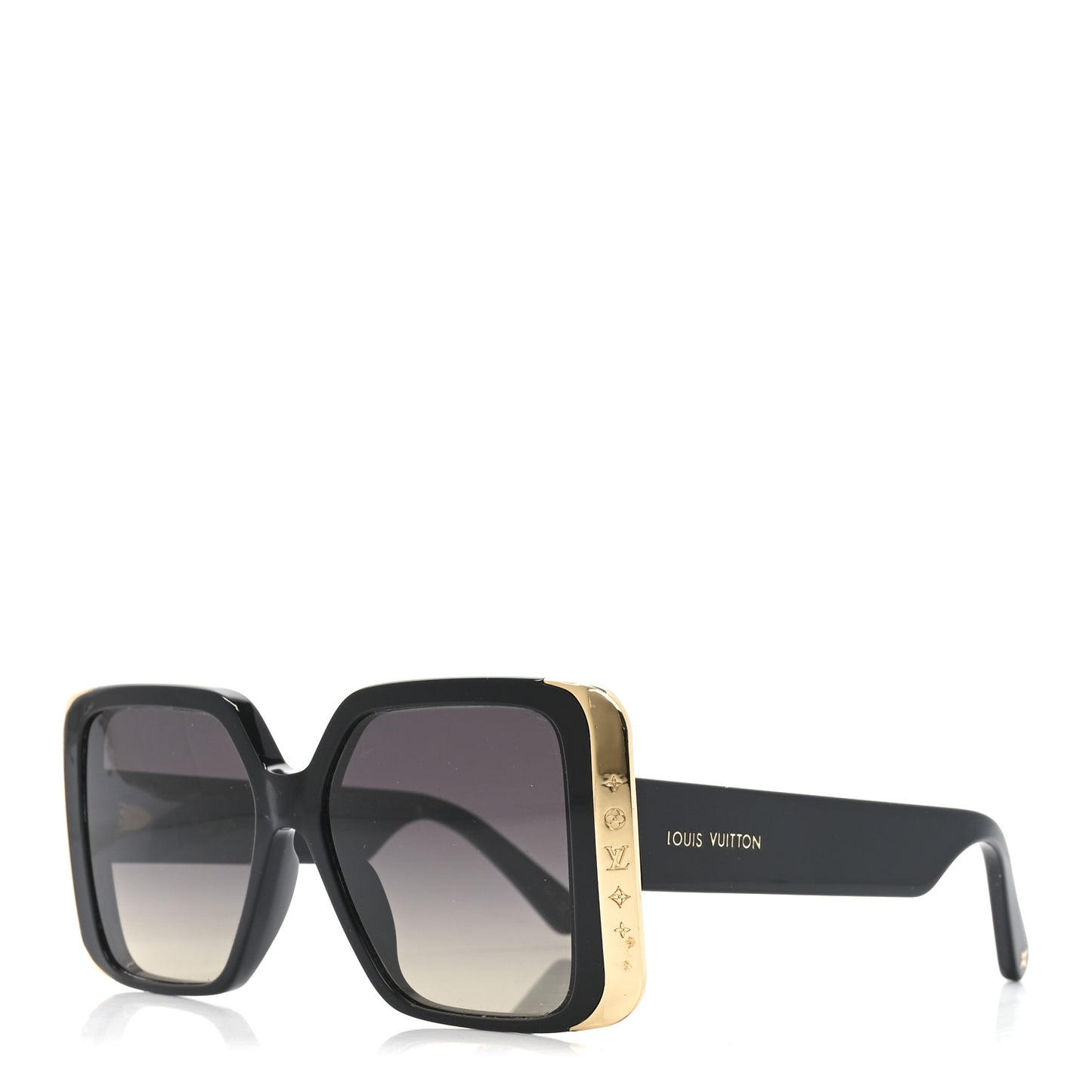 Acetate LV Moon Square Sunglasses Z1664W Black