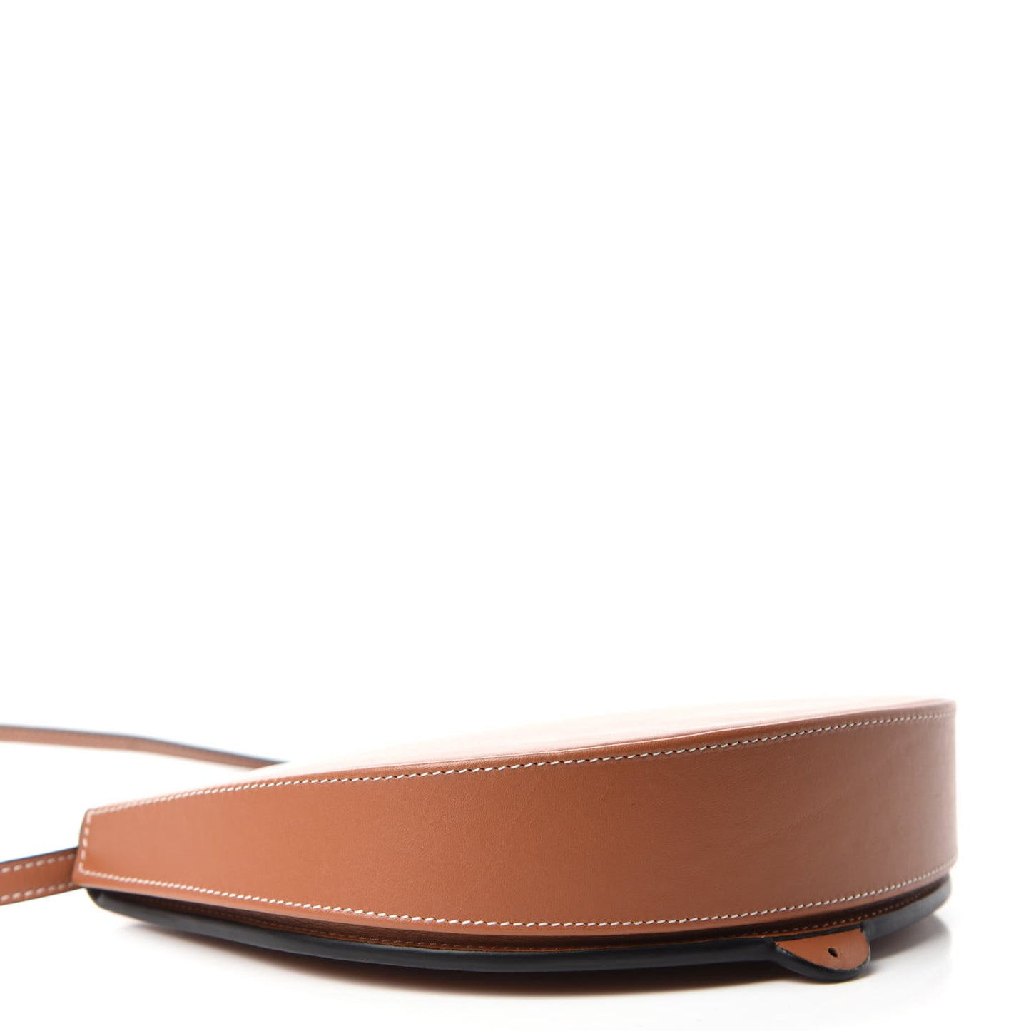 Soft Calfskin Small Heel Bag Tan