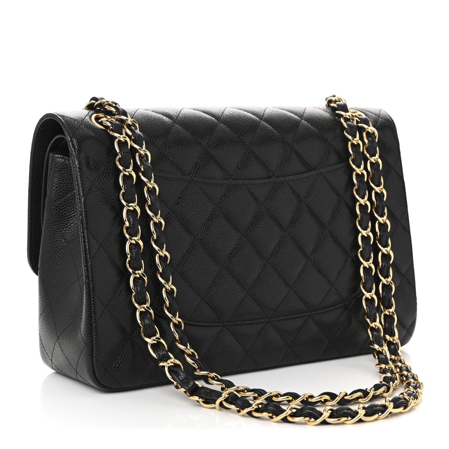 Chanel Caviar Quilted Jumbo Double Flap Black 5 of 19