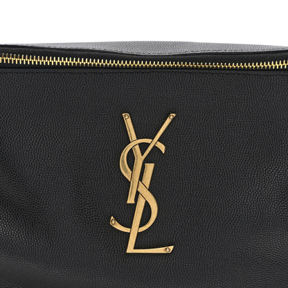 Saint Laurent Grain De Poudre Monogram Belt Bag Black 7 of 9