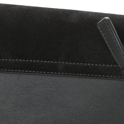 Chloe Suede Calfskin Small Faye Shoulder Bag Black 13 of 14
