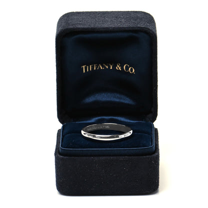 Tiffany Platinum 3mm Classic Wedding Band Ring 61 9.5 5 of 5