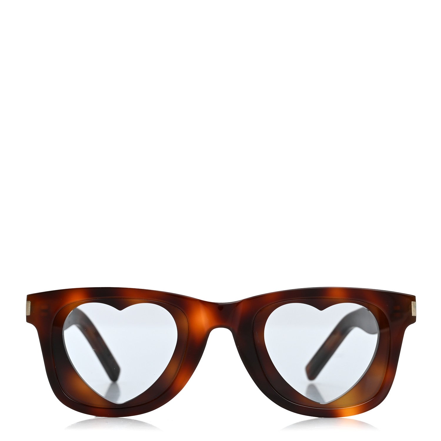 Saint Laurent Acetate Heart SL51 Sunglasses Havana 2 of 7