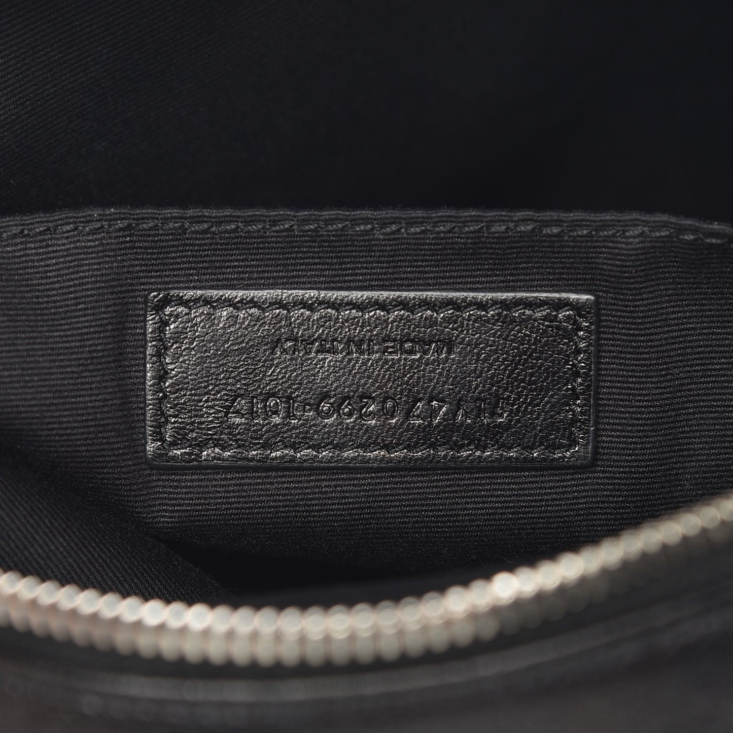 Lambskin Monogram Small Lou Camera Bag Black