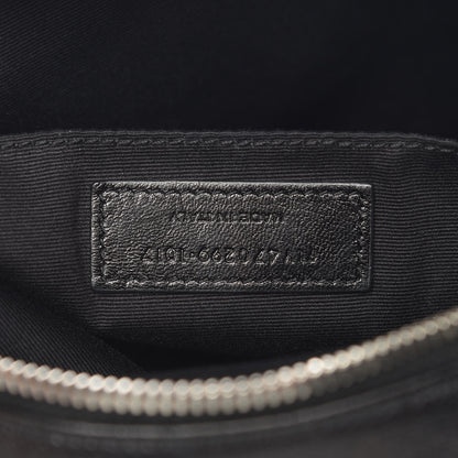 Saint Laurent Lambskin Monogram Small Lou Camera Bag Black 9 of 13