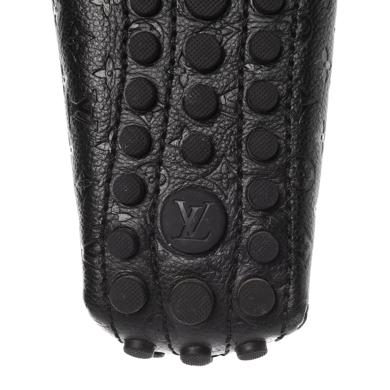 Louis Vuitton Calfskin Monogram Gloria Loafers 40 Black 9 of 9