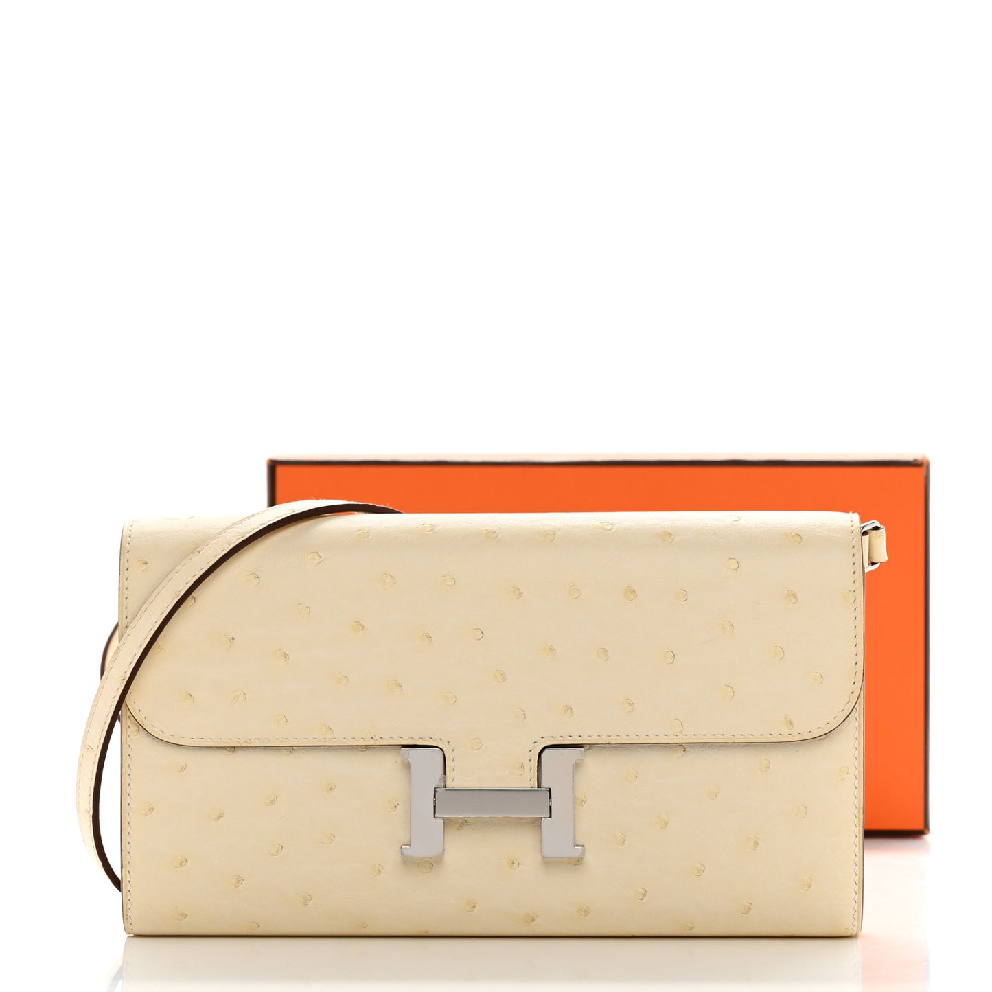 Ostrich Constance Long Wallet To Go Nata