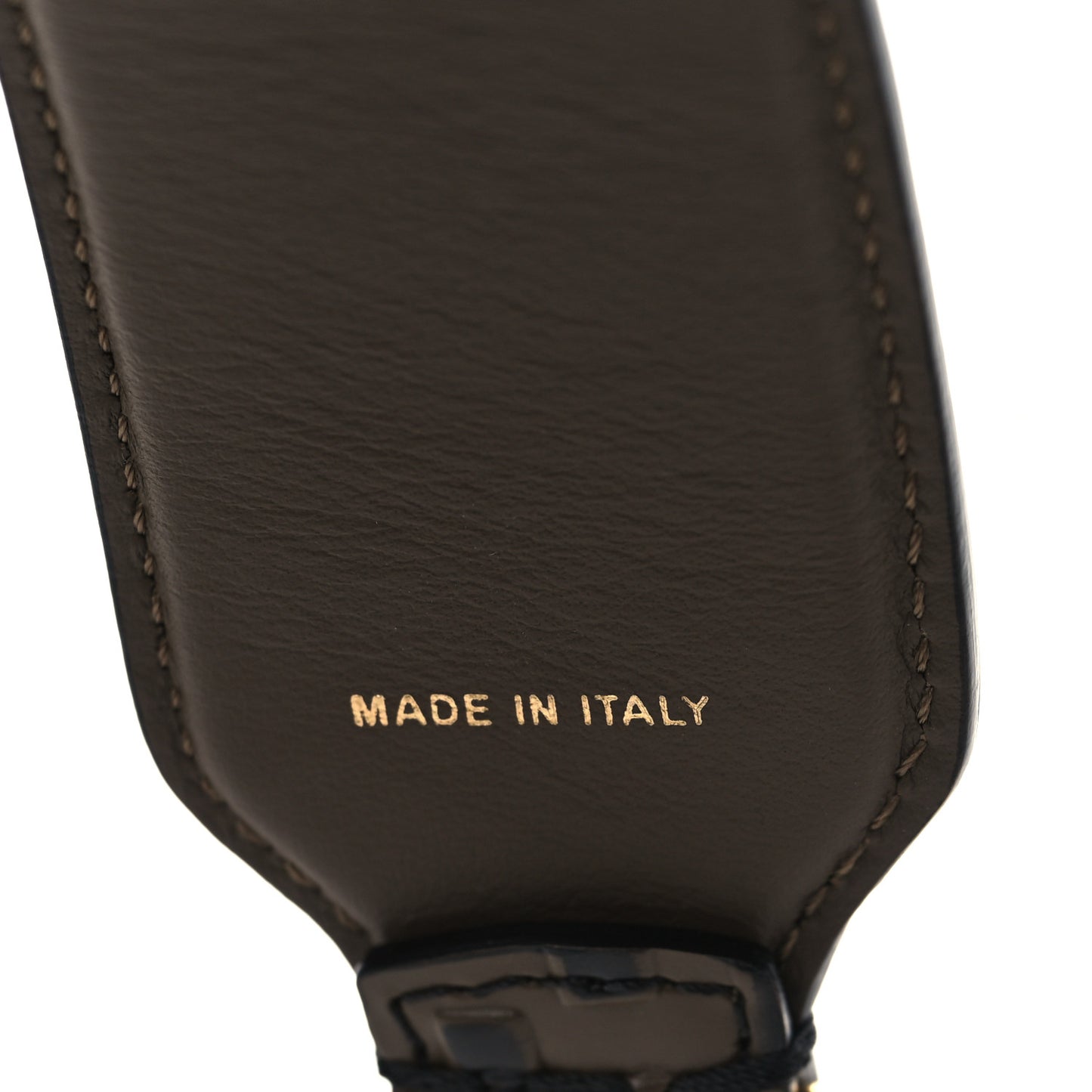 Vitello Century Bi-Color FF 1974 Embossed Strap You Maya Black