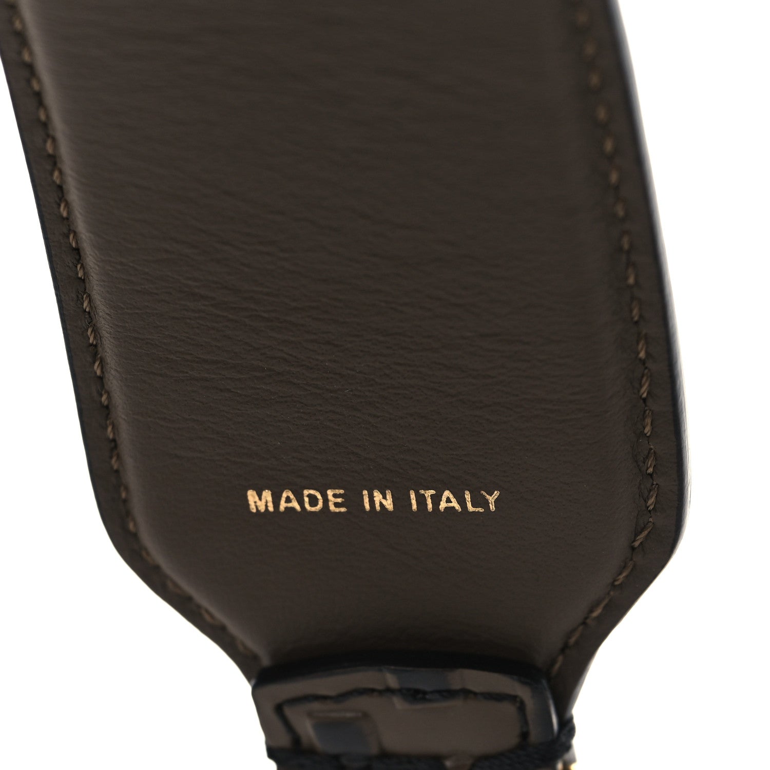 Fendi Vitello Century Bi-Color FF 1974 Embossed Strap You Maya Black 4 of 4