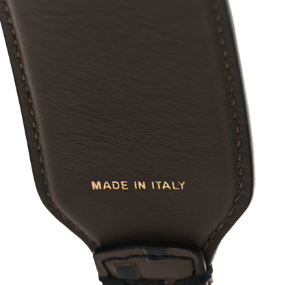 Fendi Vitello Century Bi-Color FF 1974 Embossed Strap You Maya Black 4 of 4
