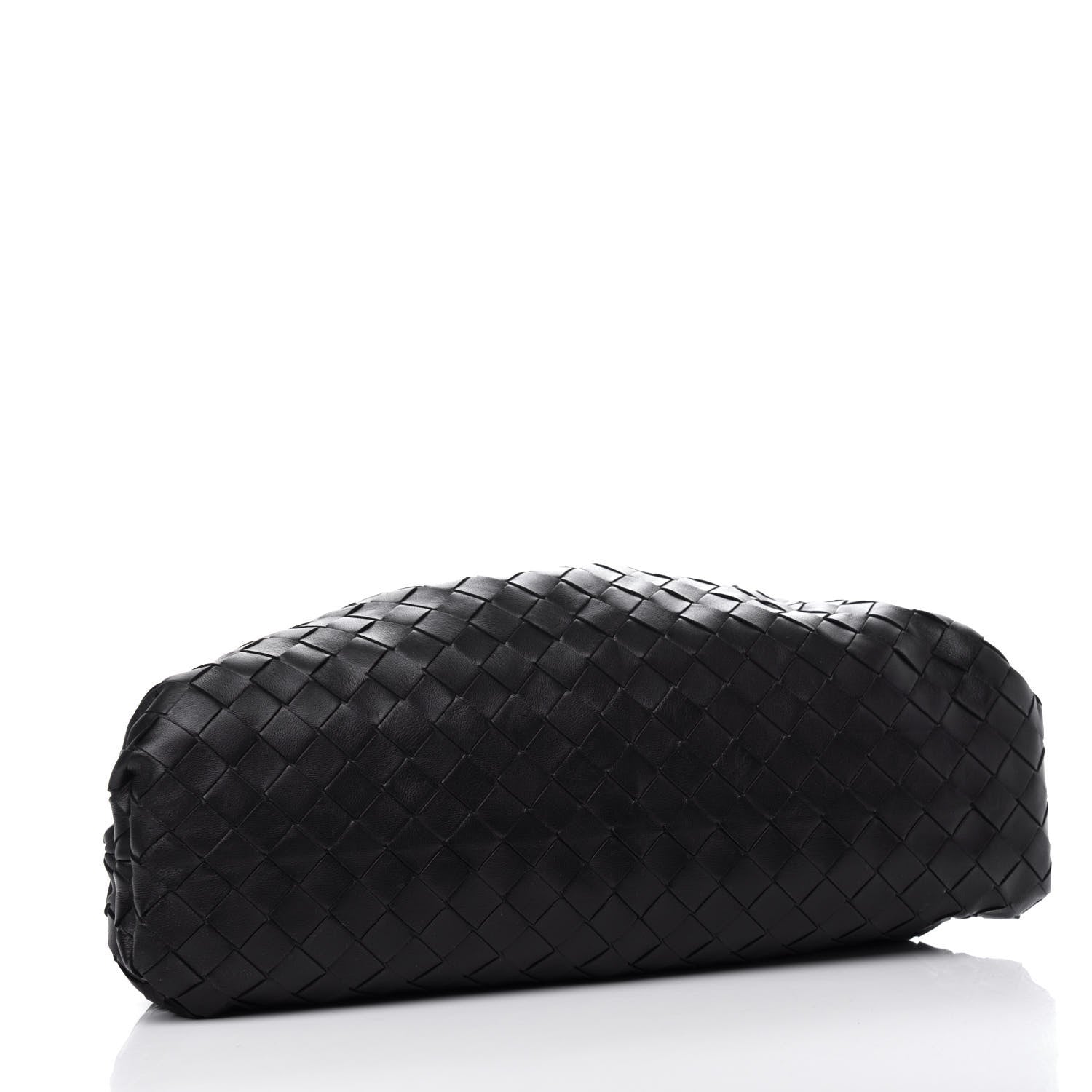 Bottega Veneta Nappa Maxi Intreccio The Pouch Oversized Clutch Black 4 of 10