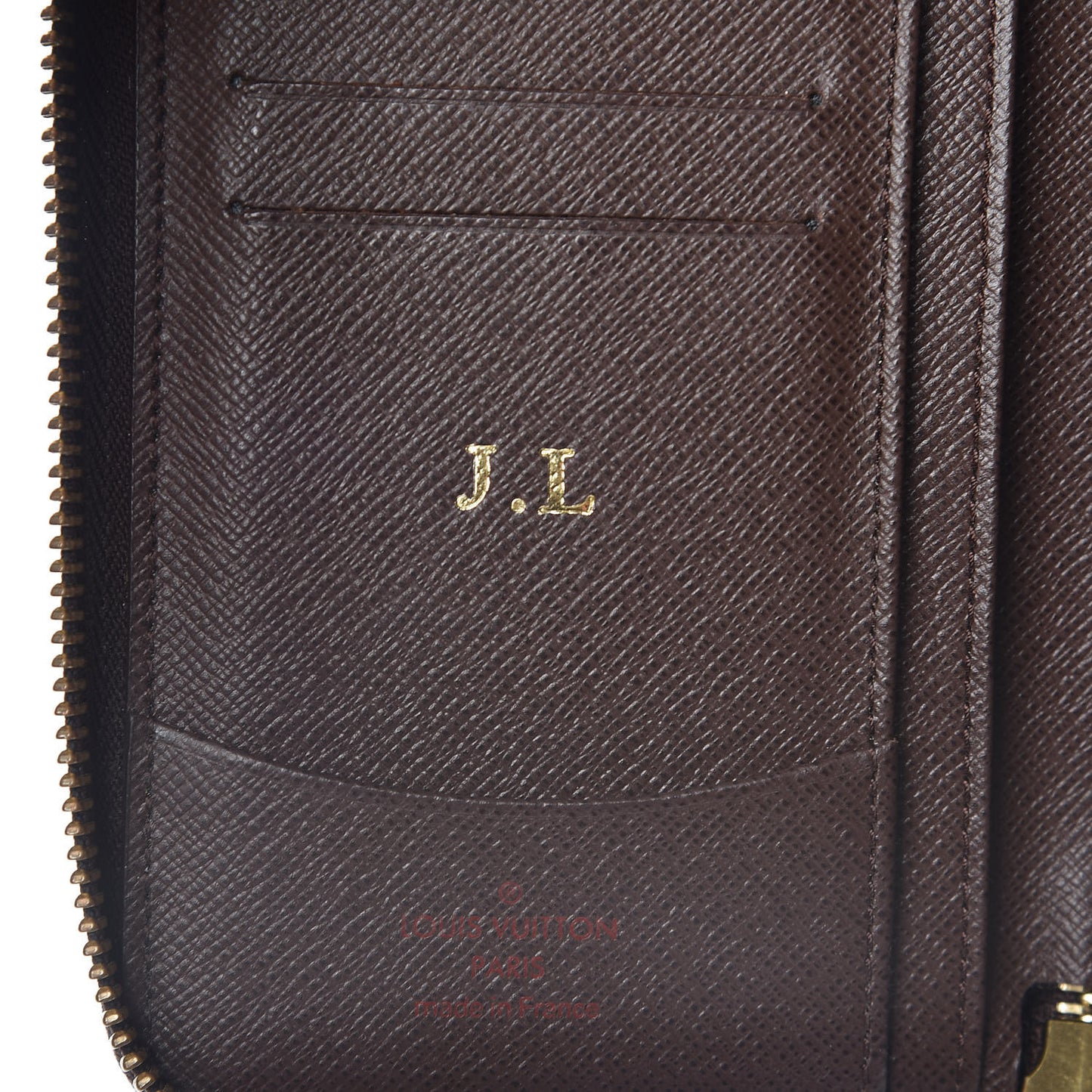 Damier Ebene Zippy Compact Wallet