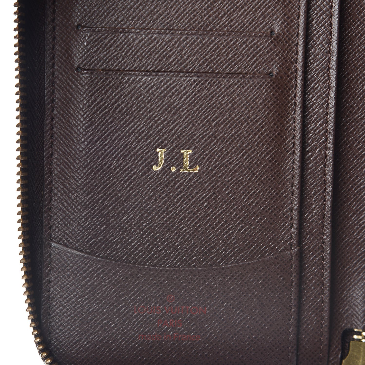 Louis Vuitton Damier Ebene Zippy Compact Wallet 6 of 10