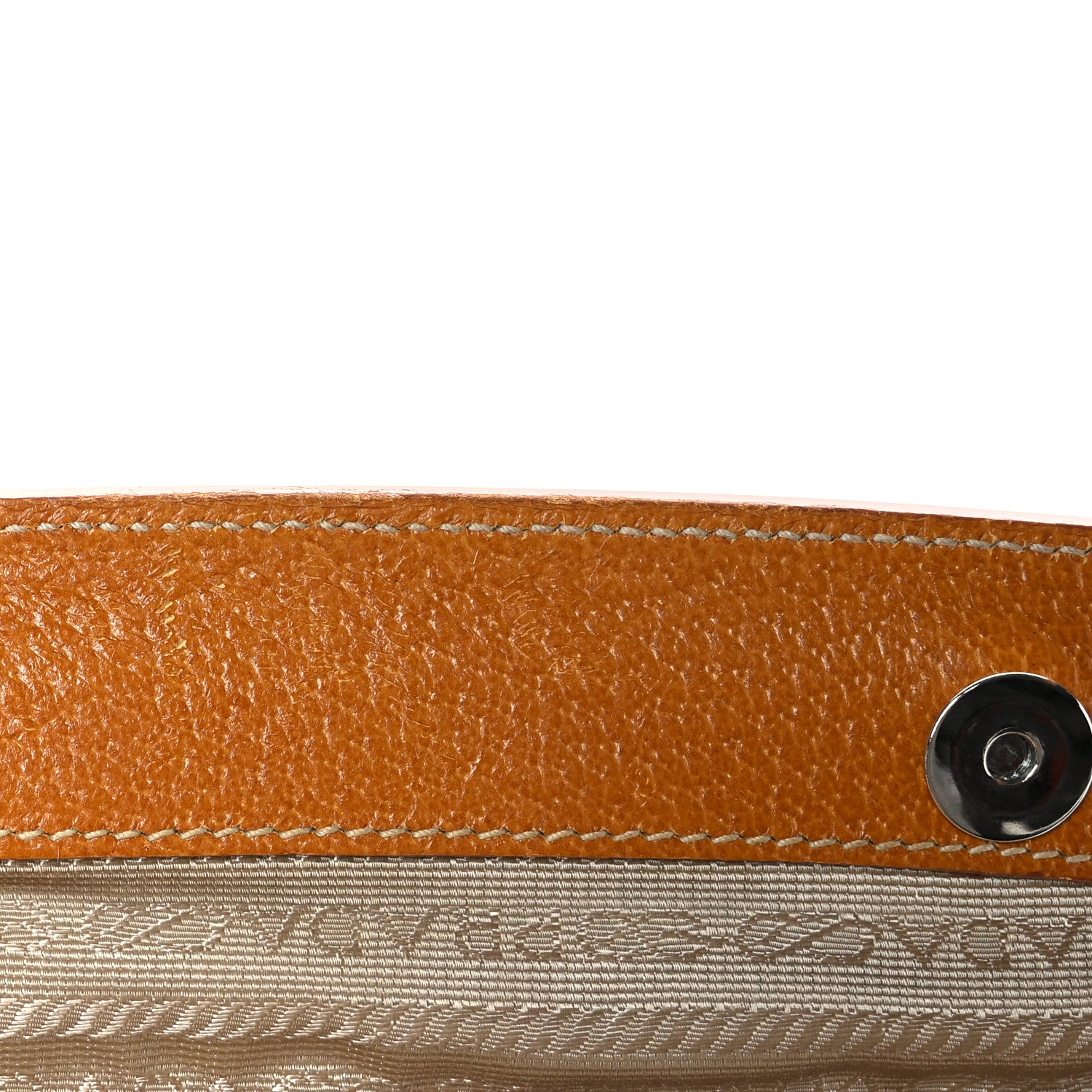 Prada Paglia Cinghiale Frame Bag Naturale Cuoio 10 of 10