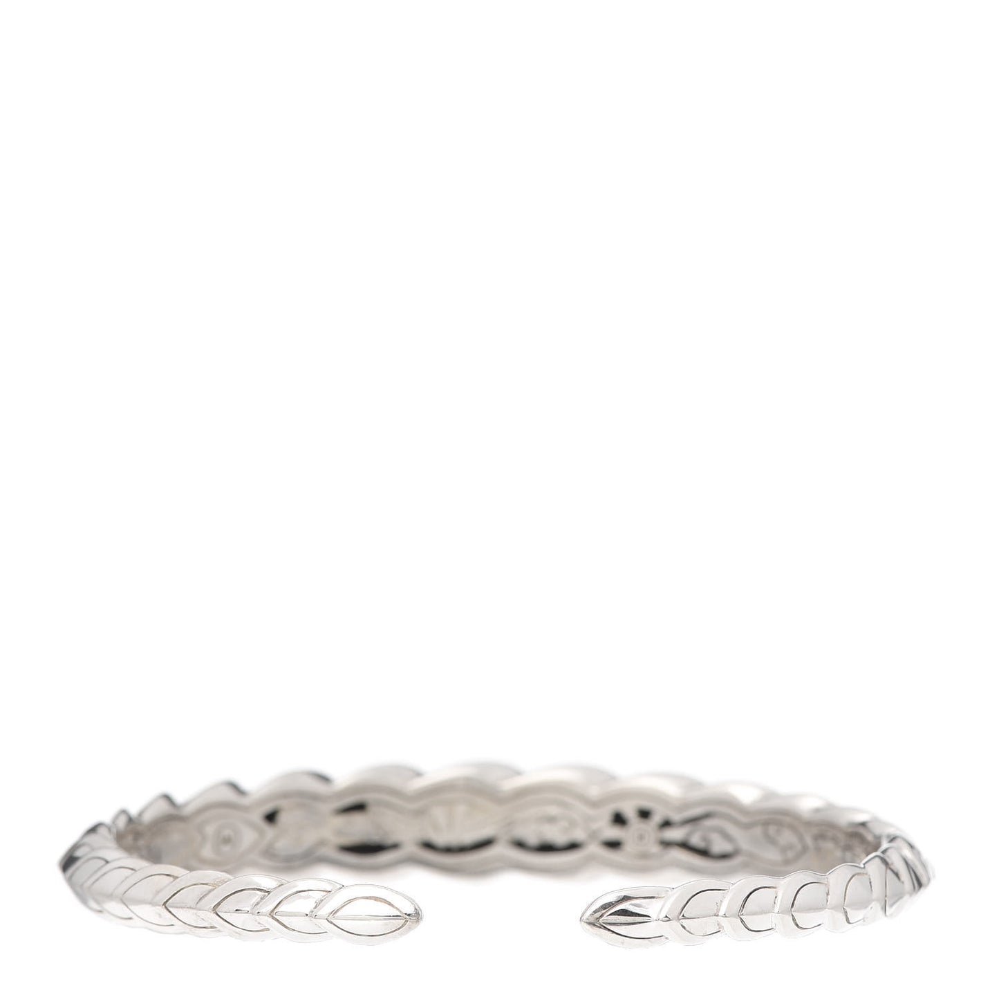 Sterling Silver Slim Legends Naga Dragon Scale Flex Cuff Bracelet