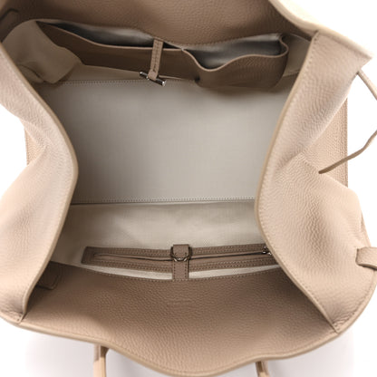 The Row Matte Grained Calfskin Soft Margaux 15 Dark Taupe 5 of 9