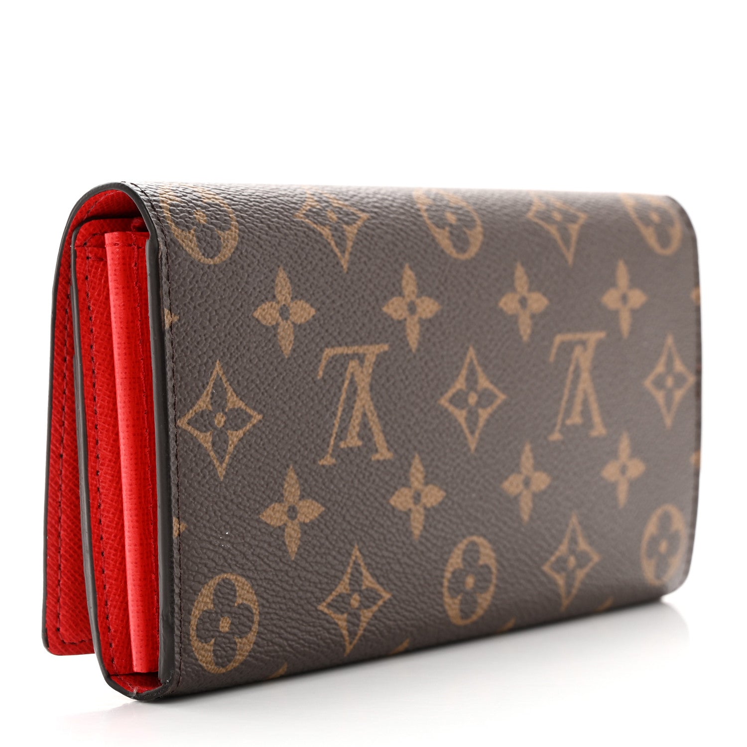 Louis Vuitton Monogram 2020 Christmas Animation Sarah Wallet Coquelicot 3 of 8