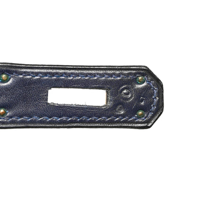 Hermes Box Kelly Sellier 28 Bleu Marine 6 of 13