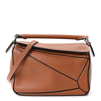 Loewe Calfskin Mini Puzzle Bag Tan 1 of 10