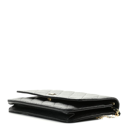 Chanel Caviar Quilted Wallet On Chain WOC Black 7 of 8