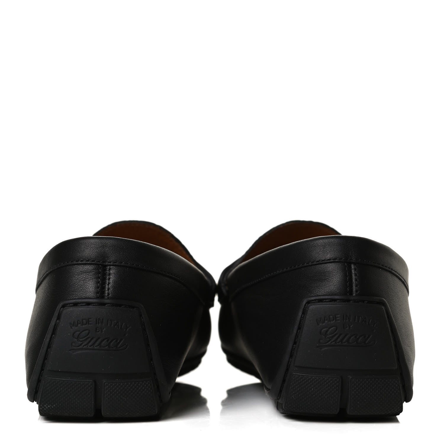 Gucci Calfskin Miro Soft Microguccissima Mens Driver Loafer 6.5 Black 6 of 13