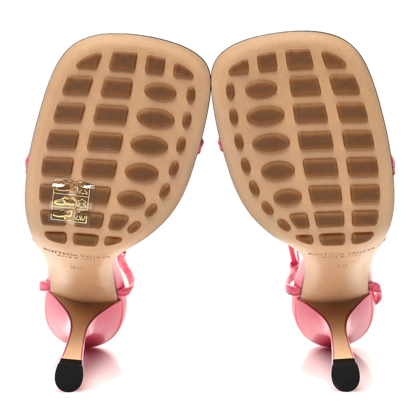 Crush Lambskin The Line 90mm Sandals 36 Acid