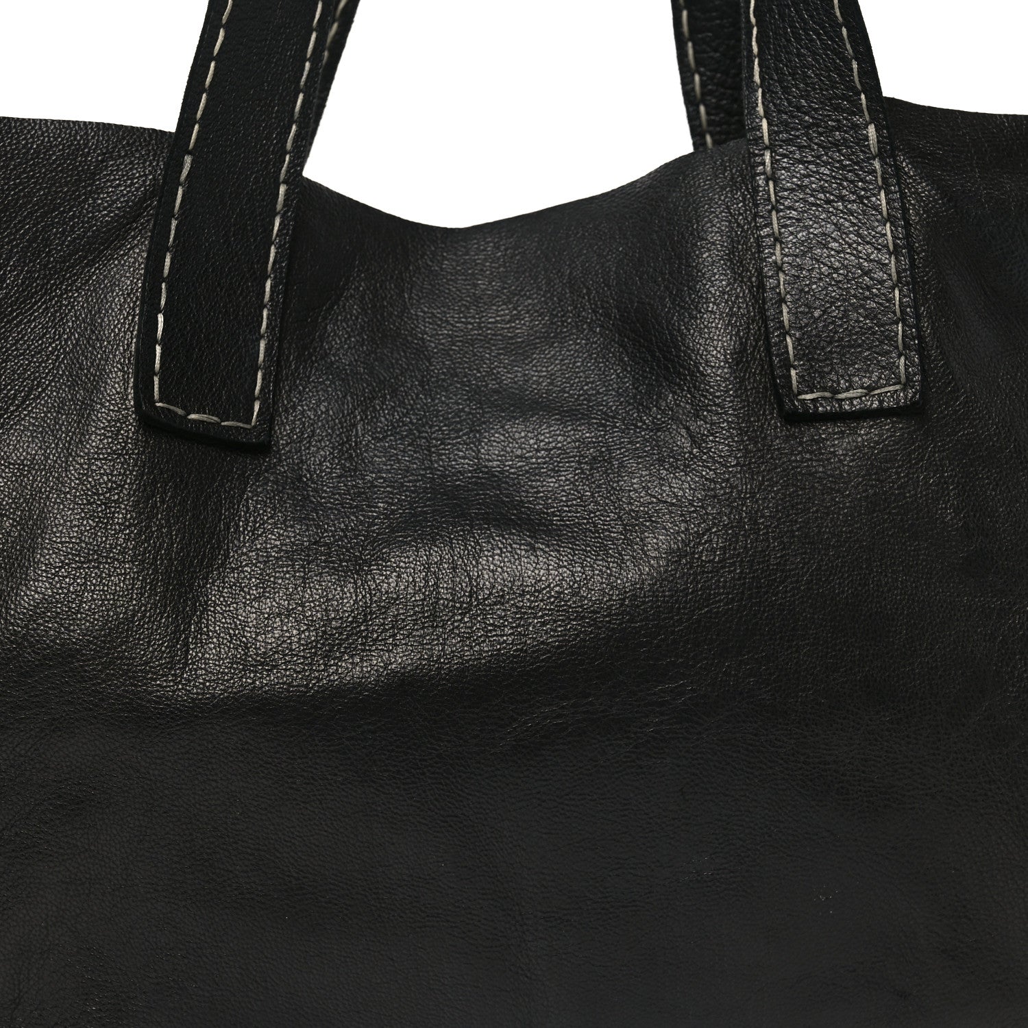 The Row Glossy Nappa Maya E/W Tote Three Black 7 of 9