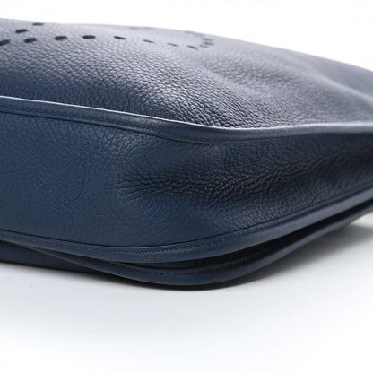 Hermes Taurillon Clemence Evelyne III TGM Bleu Obscur 10 of 11