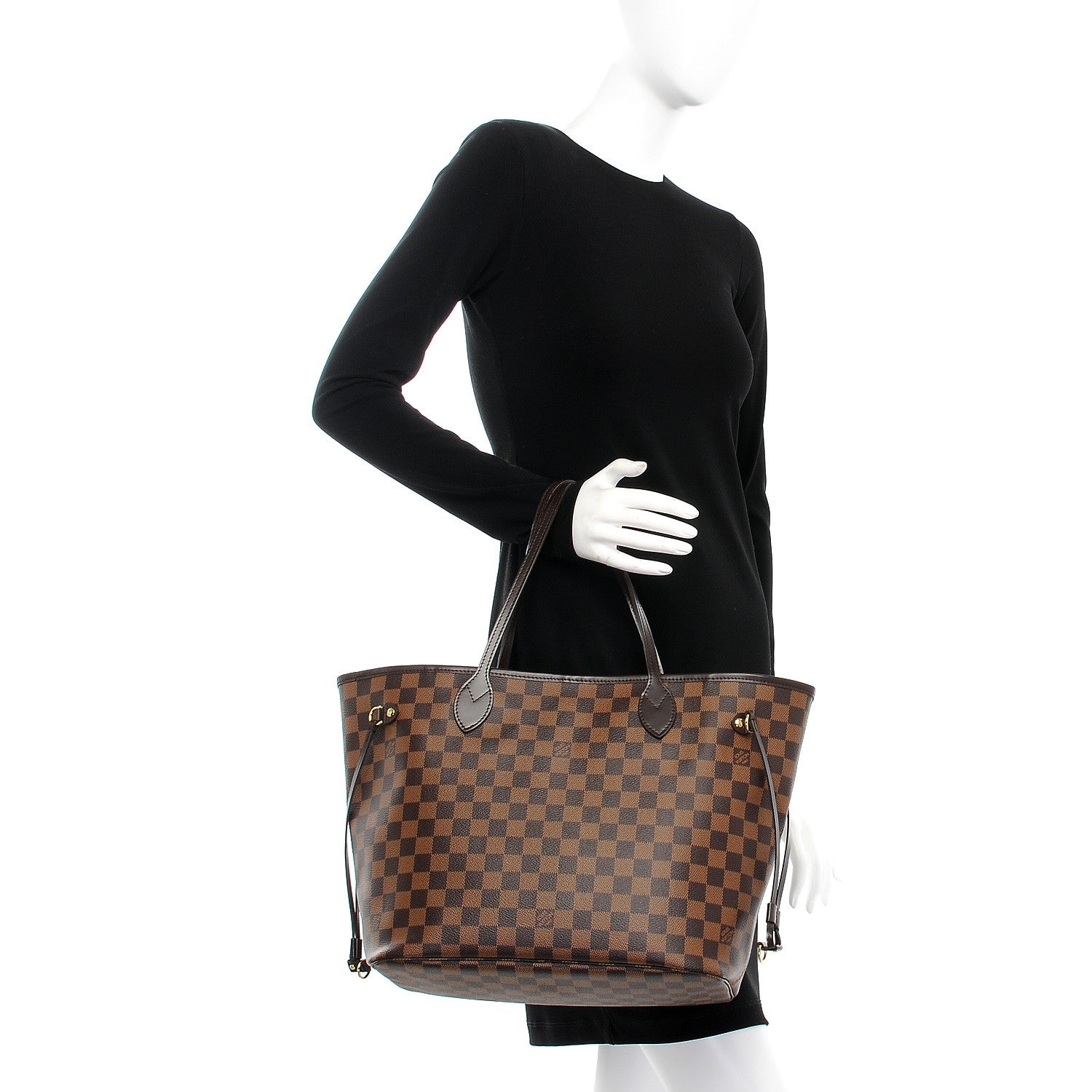 Louis Vuitton Damier Ebene Neo Neverfull MM 2 of 12