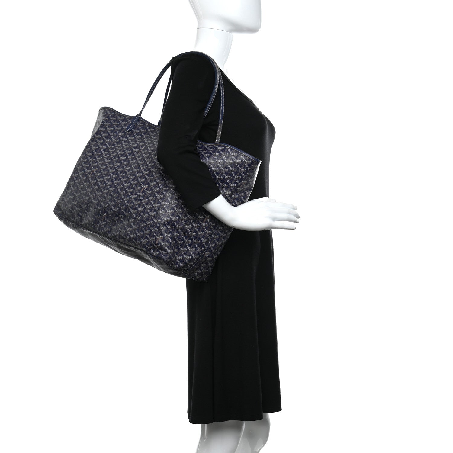 Goyard Goyardine Saint Louis GM Navy 2 of 24