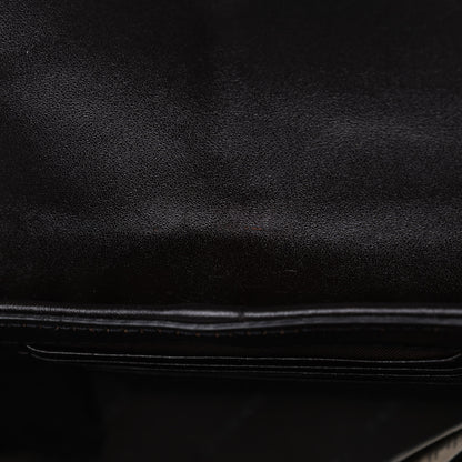Burberry Haymarket Check Mini Berkeley Crossbody Black 9 of 10