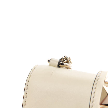 Valentino Garavani Vitello Mini Glam Lock Rockstud Flap White 8 of 12