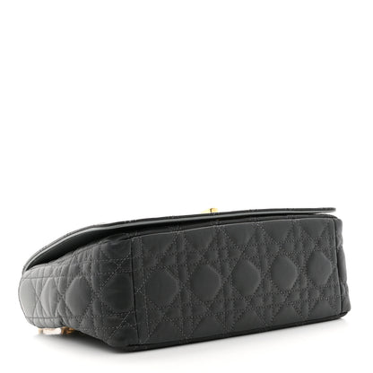 Christian Dior Lambskin Cannage Medium Caro Bag Grey Stone 4 of 9