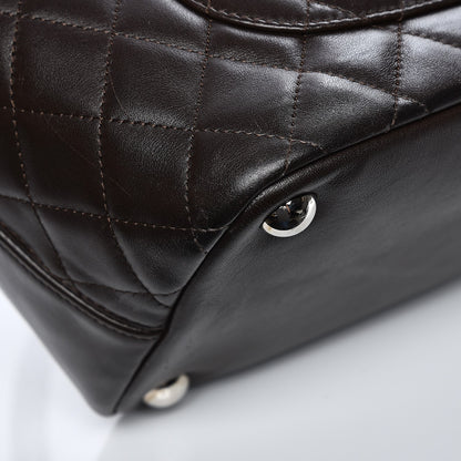 Chanel Calfskin Quilted Large Cambon Tote Brown 17 of 17