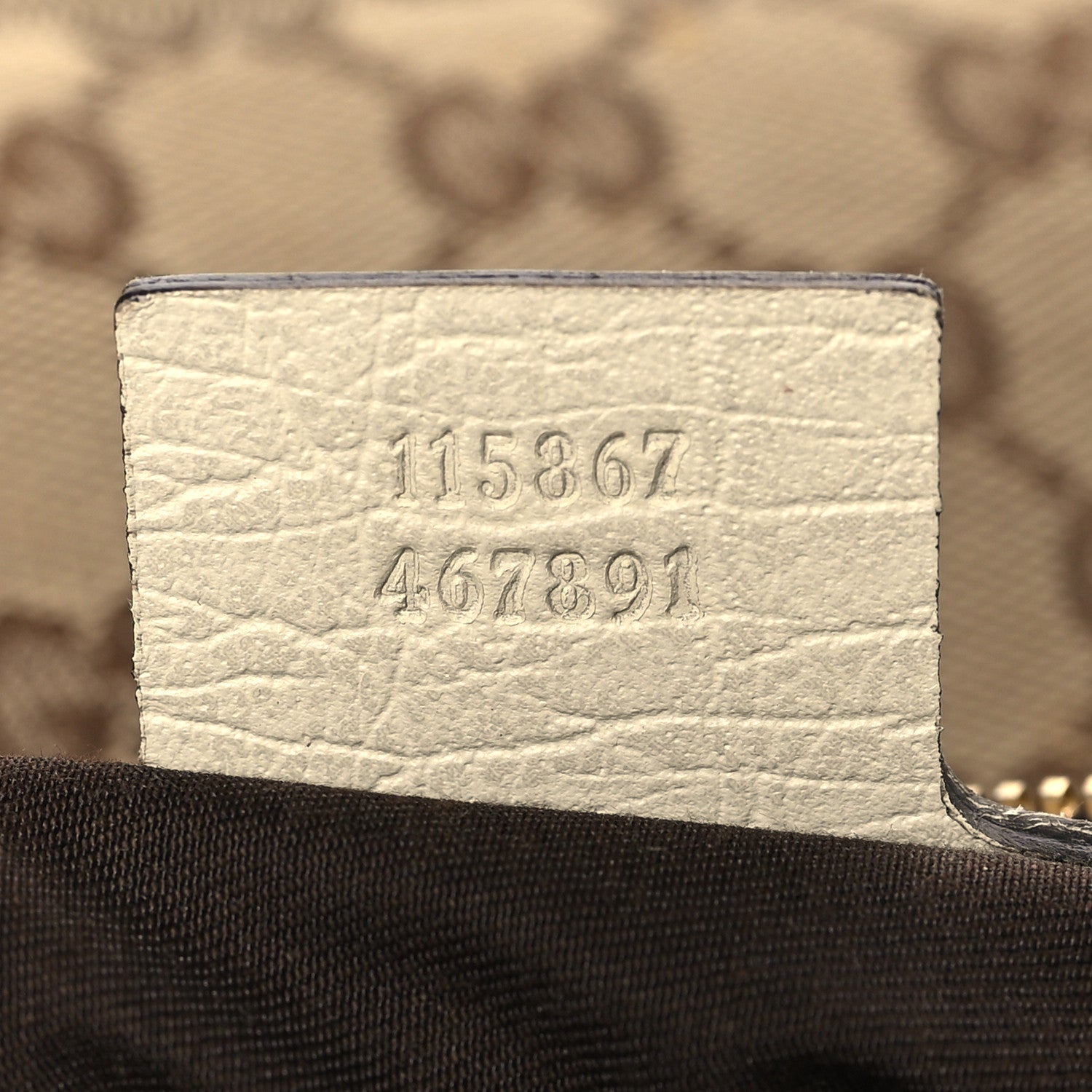 Gucci Monogram Medium Horsebit Chain Hobo Off White 7 of 11