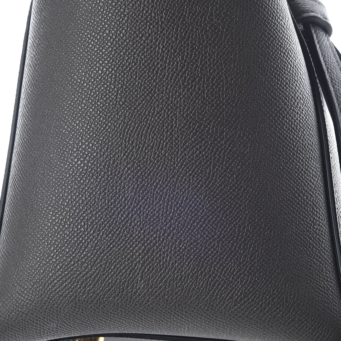 Grained Calfskin Mini Belt Bag Grey