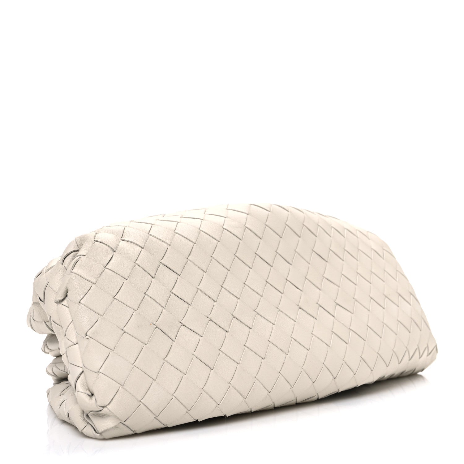 Bottega Veneta Nappa Maxi Intrecciato The Pouch Oversized Clutch Plaster 4 of 11