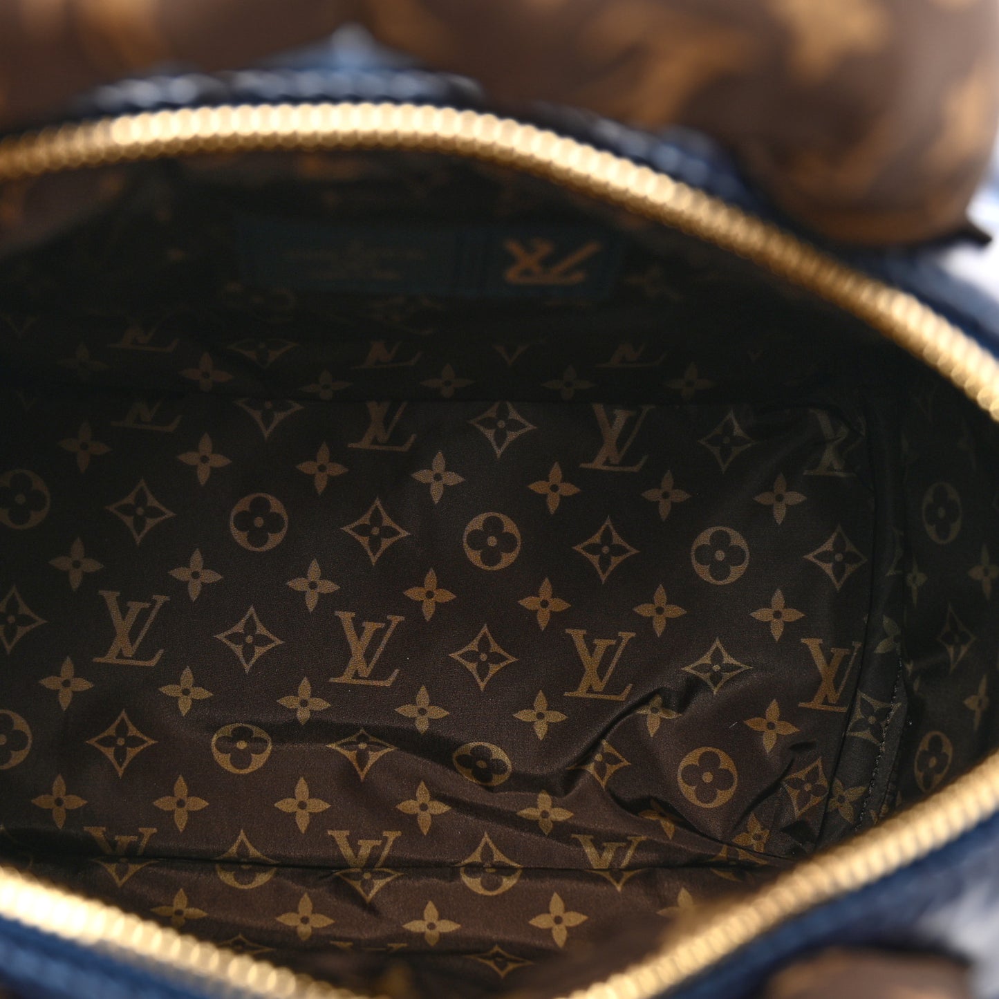 Econyl Mini Monogram Pillow Speedy Bandouliere 25 Navy