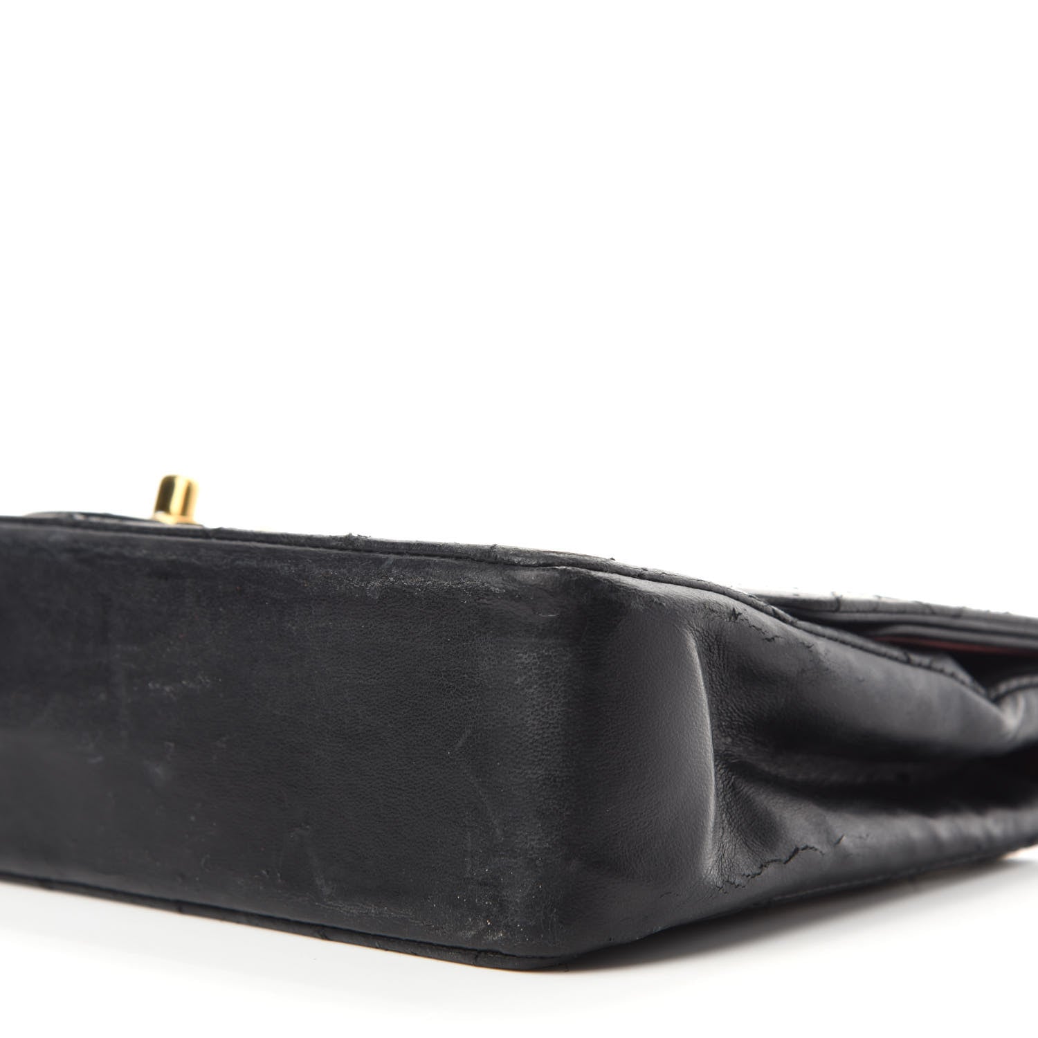 Chanel Lambskin Quilted Medium Double Flap Black 7 of 17