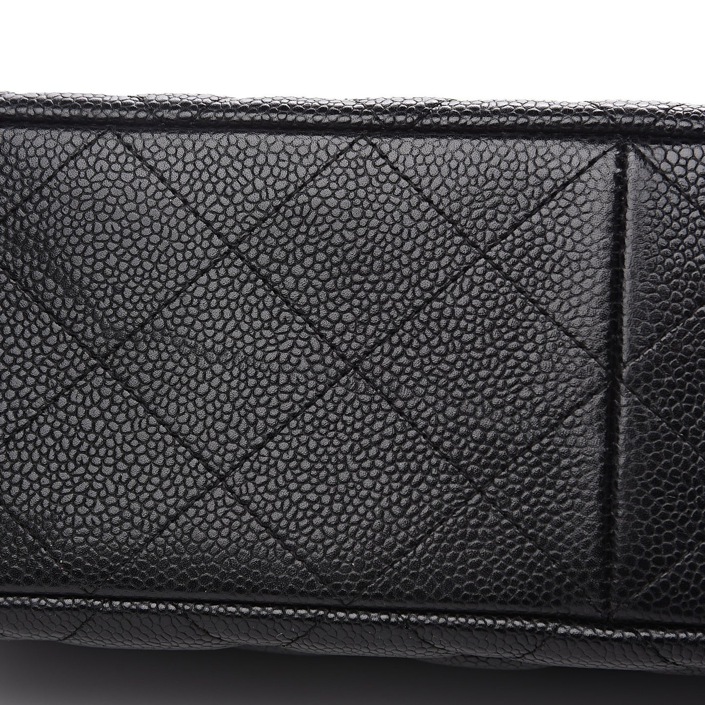 Caviar Quilted Jumbo Single Flap Black