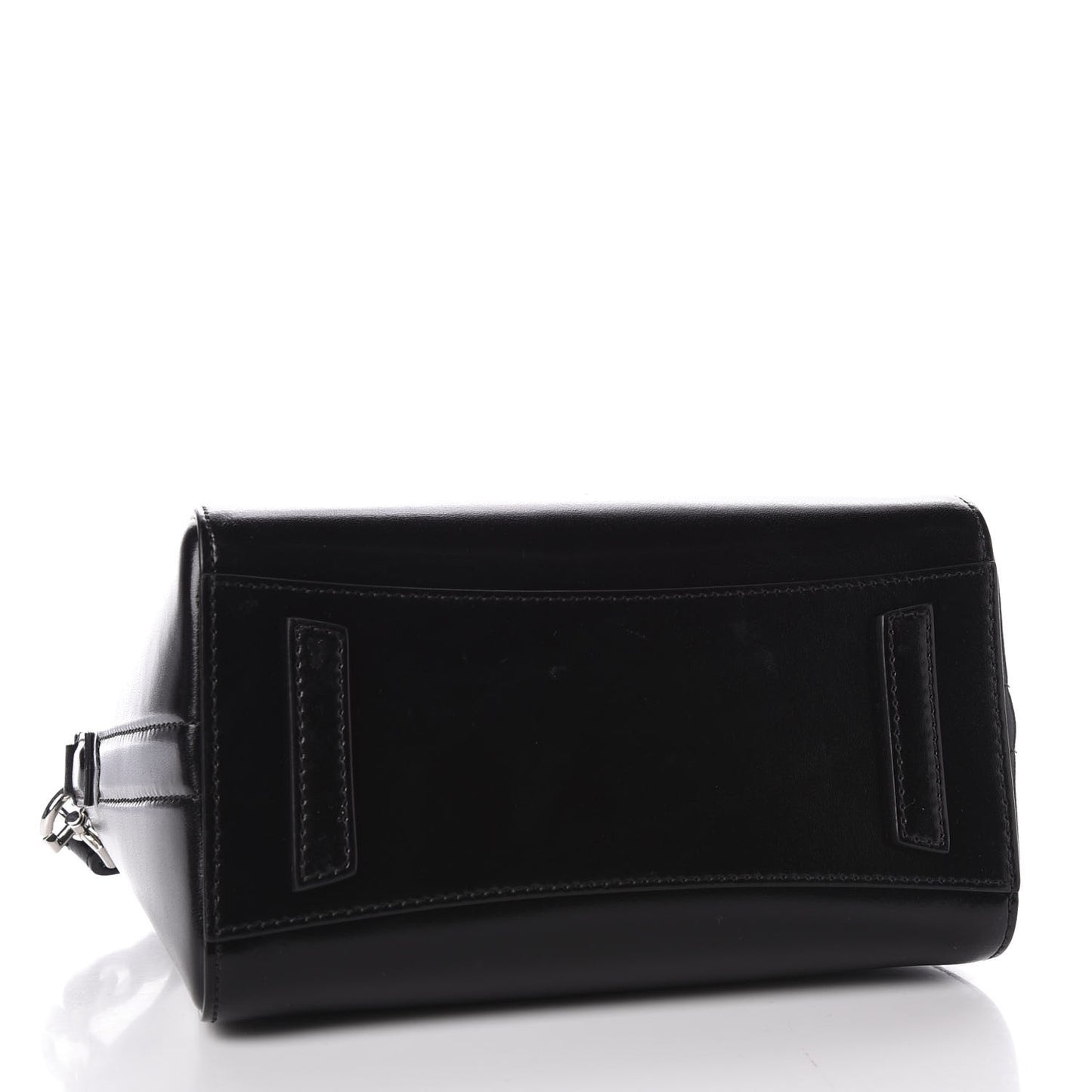 Shiny Lord Calfskin Mini Antigona Black