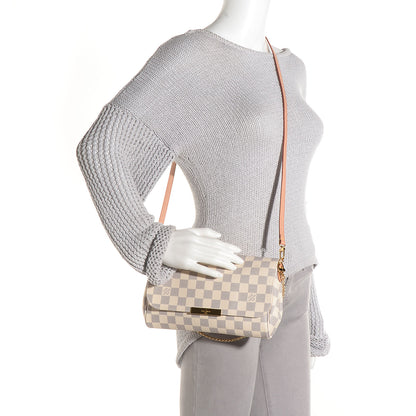 Louis Vuitton Damier Azur Favorite MM 2 of 8