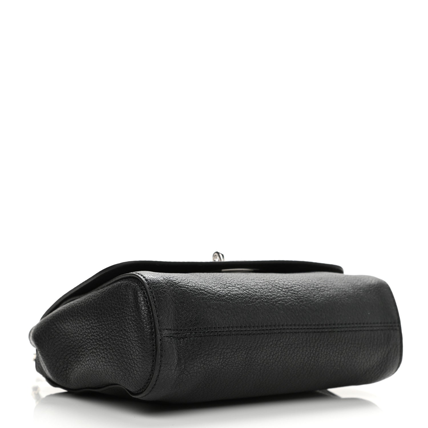 Mulberry Glossy Goatskin Small Lily Flap Black 4 of 11