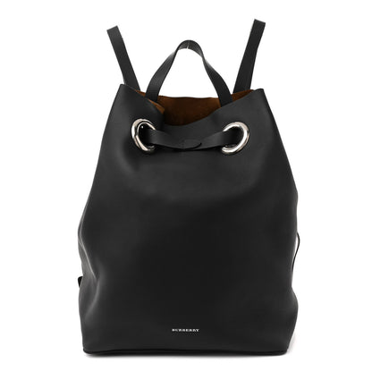 Burberry Calfskin Grommet Detail Backpack Black 1 of 10