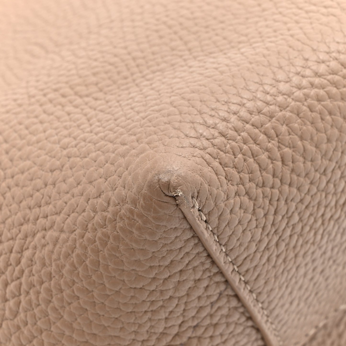 Pebbled Calfskin Small Everyday Cabas Biscotto