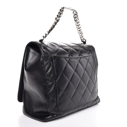 Chanel Lambskin Quilted Flap Black 3 of 8