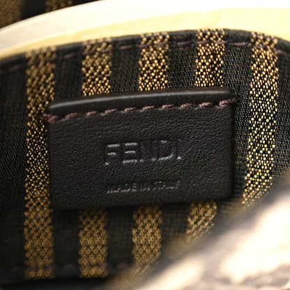 Fendi Snakeskin Nano Maxi Buckle Baguette Charm Daisy Roccia 6 of 10