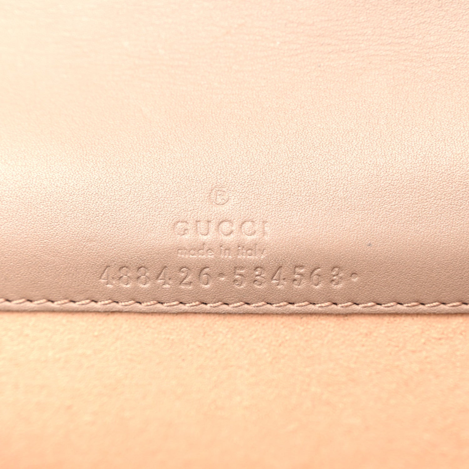 Gucci Calfskin Matelasse GG Marmont Mini Bag Porcelain Rose 6 of 9